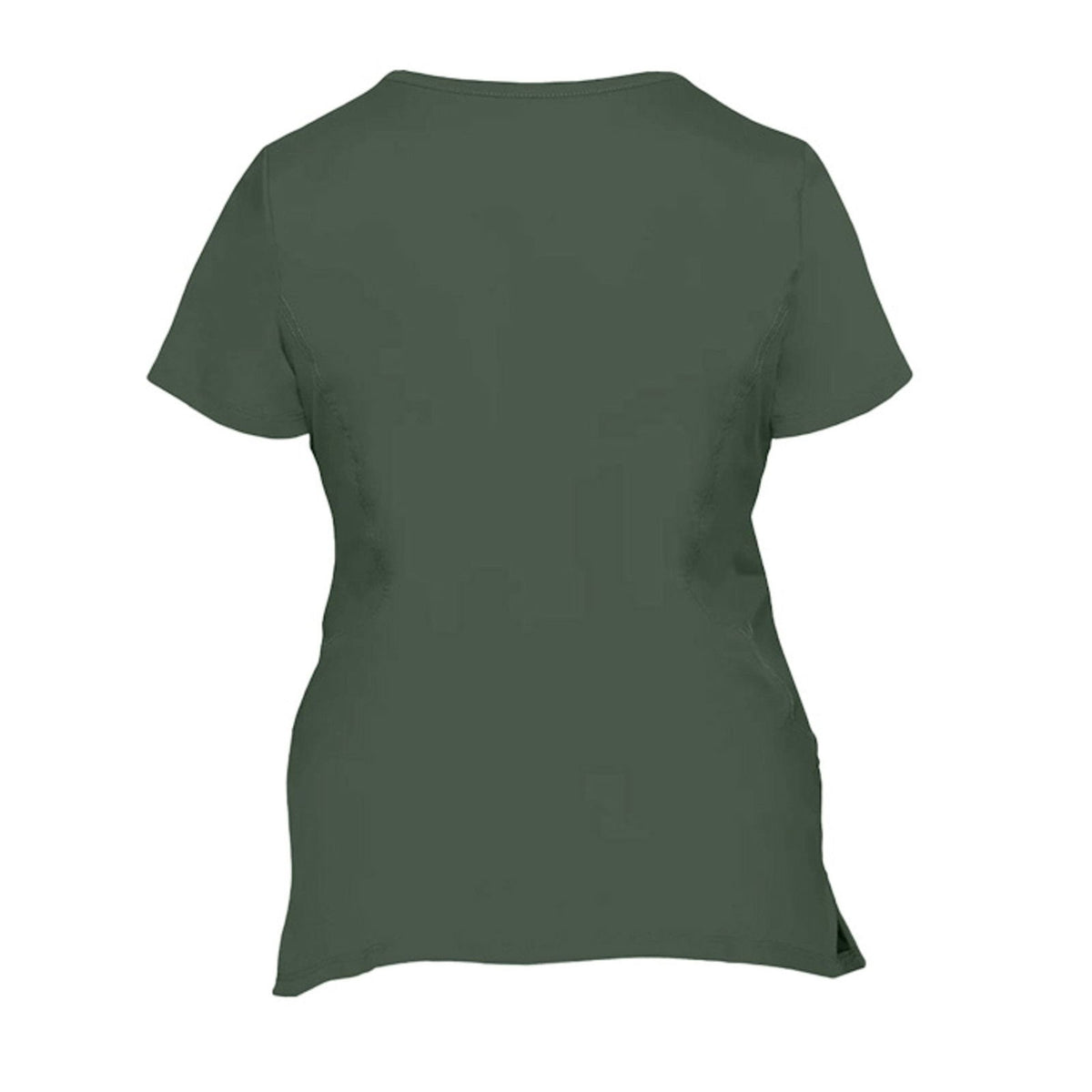 God's Plan Loading Premium Women’s Christian 2‑Pocket Juliet Stylish V‑Neck Medical Scrub Top - ClaimedbyGodDesigns