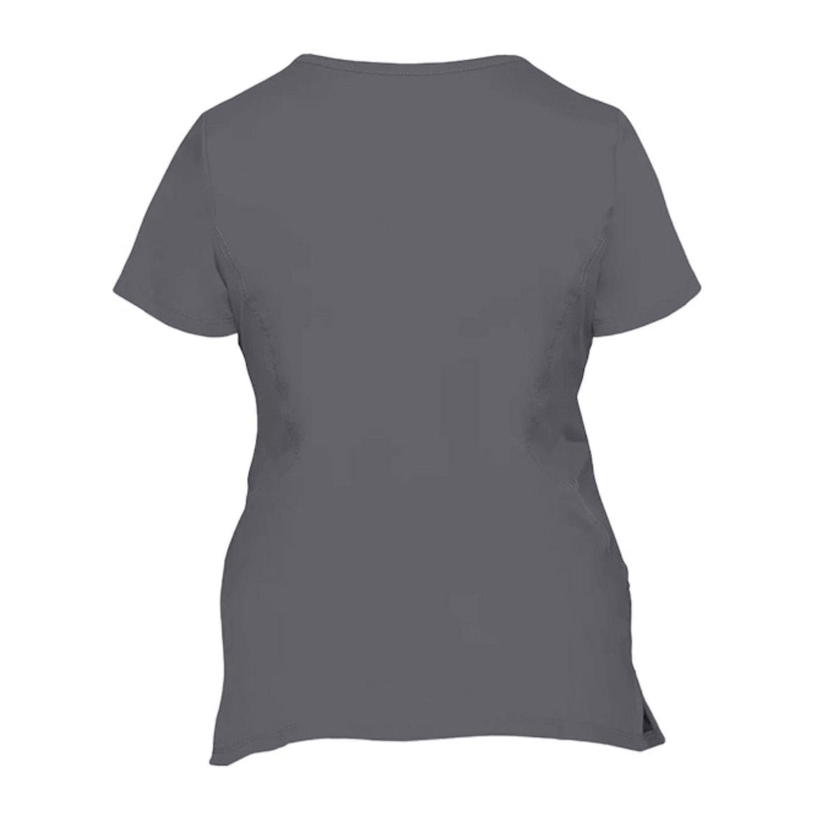 God's Plan Loading Premium Women’s Christian 2‑Pocket Juliet Stylish V‑Neck Medical Scrub Top - ClaimedbyGodDesigns