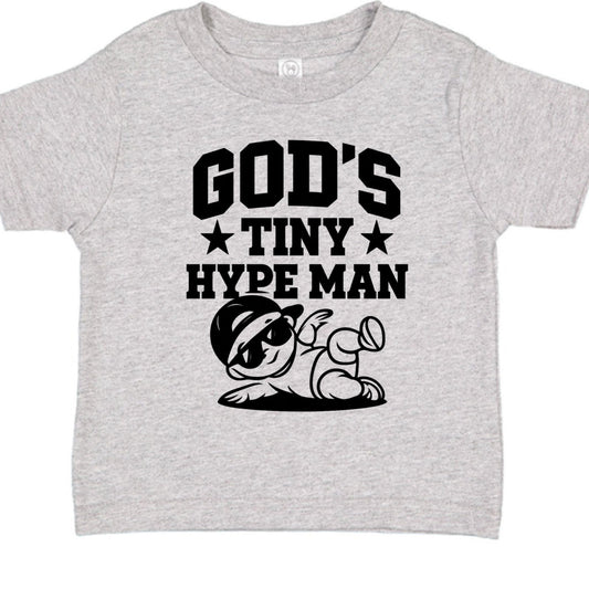 God's Tiny Hype Man Baby Christian T-shirt - ClaimedbyGodDesigns