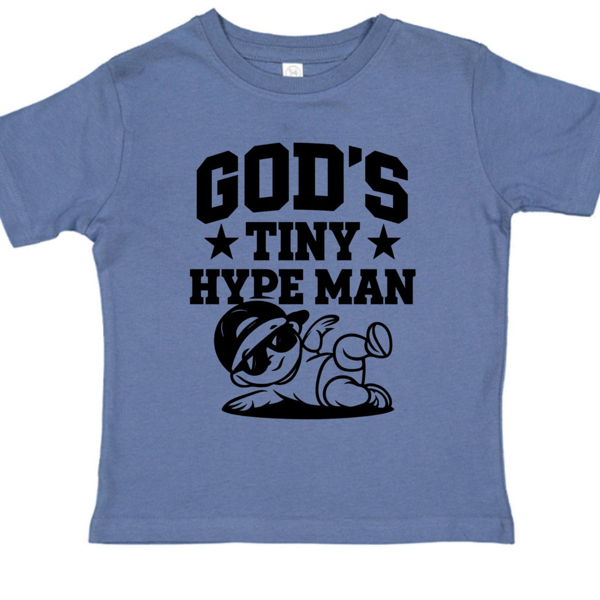 God's Tiny Hype Man Baby Christian T-shirt - ClaimedbyGodDesigns