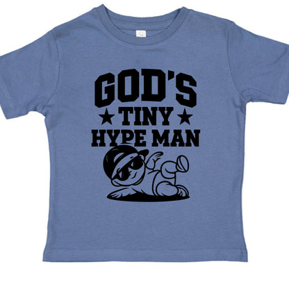God's Tiny Hype Man Baby Christian T-shirt - ClaimedbyGodDesigns
