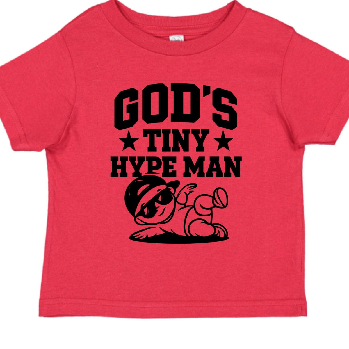 God's Tiny Hype Man Baby Christian T-shirt - ClaimedbyGodDesigns