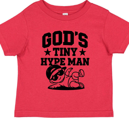 God's Tiny Hype Man Baby Christian T-shirt - ClaimedbyGodDesigns