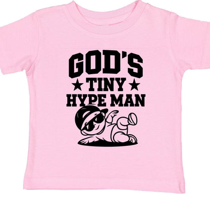 God's Tiny Hype Man Baby Christian T-shirt - ClaimedbyGodDesigns
