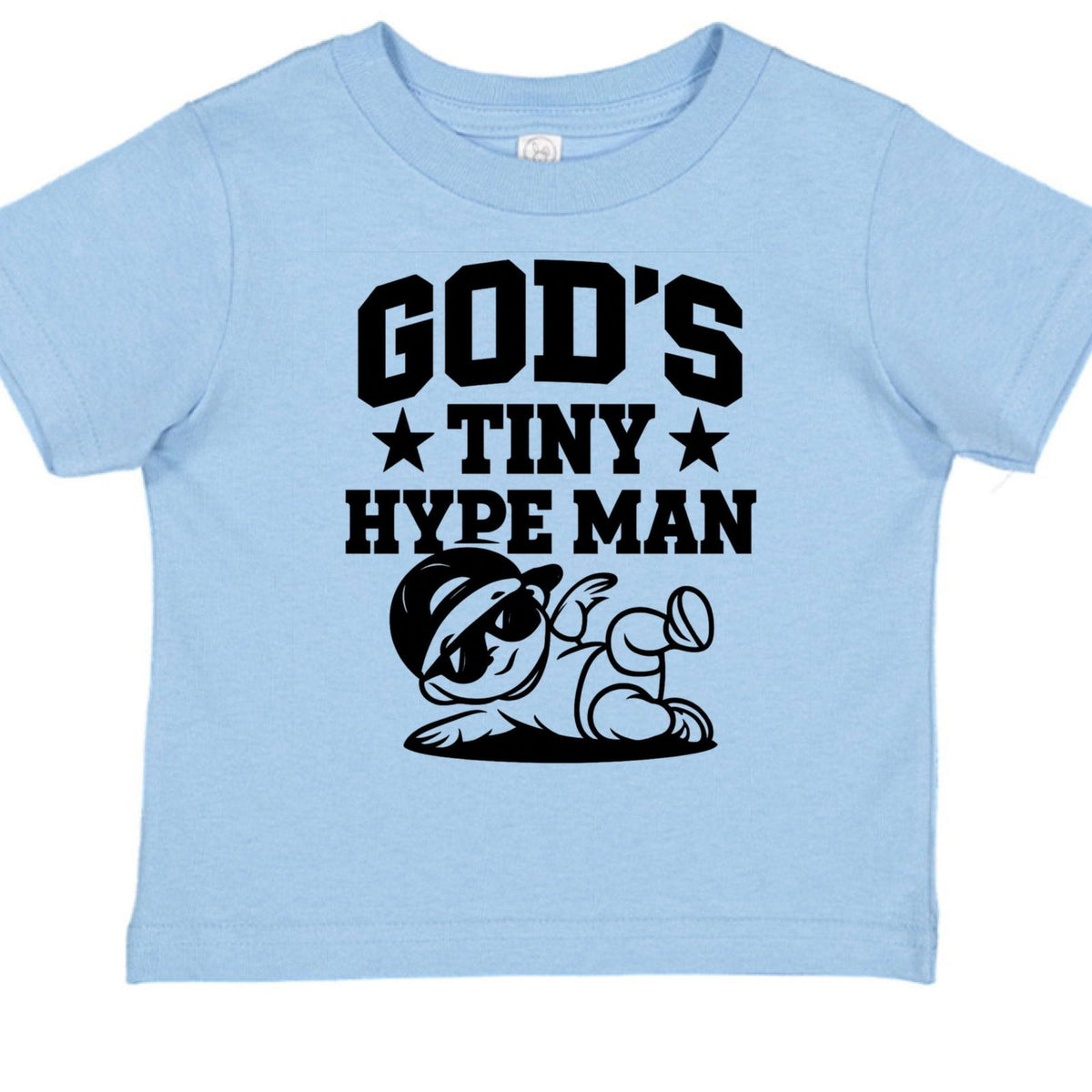 God's Tiny Hype Man Baby Christian T-shirt - ClaimedbyGodDesigns