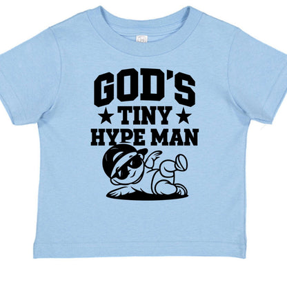 God's Tiny Hype Man Baby Christian T-shirt - ClaimedbyGodDesigns