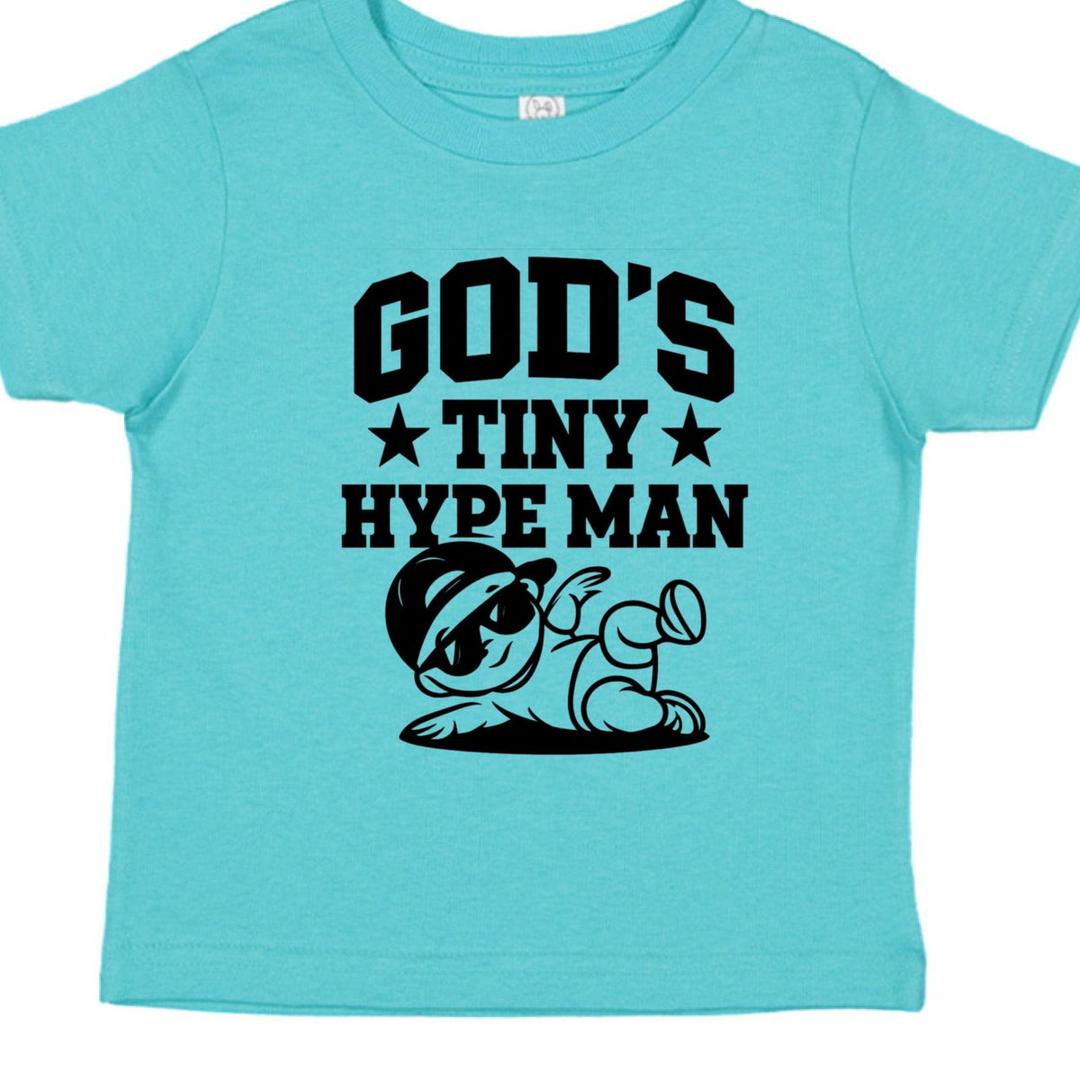 God's Tiny Hype Man Baby Christian T-shirt - ClaimedbyGodDesigns