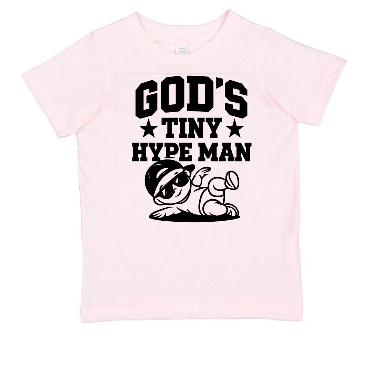God's Tiny Hype Man Toddler Christian T-shirt - ClaimedbyGodDesigns