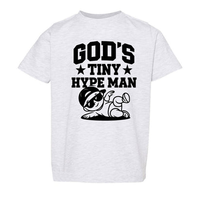 God's Tiny Hype Man Toddler Christian T-shirt - ClaimedbyGodDesigns