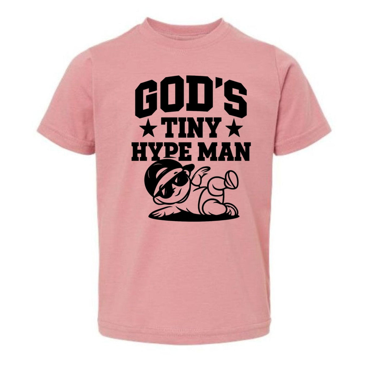 God's Tiny Hype Man Toddler Christian T-shirt - ClaimedbyGodDesigns