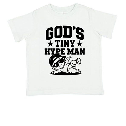 God's Tiny Hype Man Toddler Christian T-shirt - ClaimedbyGodDesigns