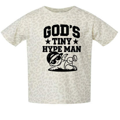 God's Tiny Hype Man Toddler Christian T-shirt - ClaimedbyGodDesigns