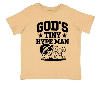 God's Tiny Hype Man Toddler Christian T-shirt - ClaimedbyGodDesigns