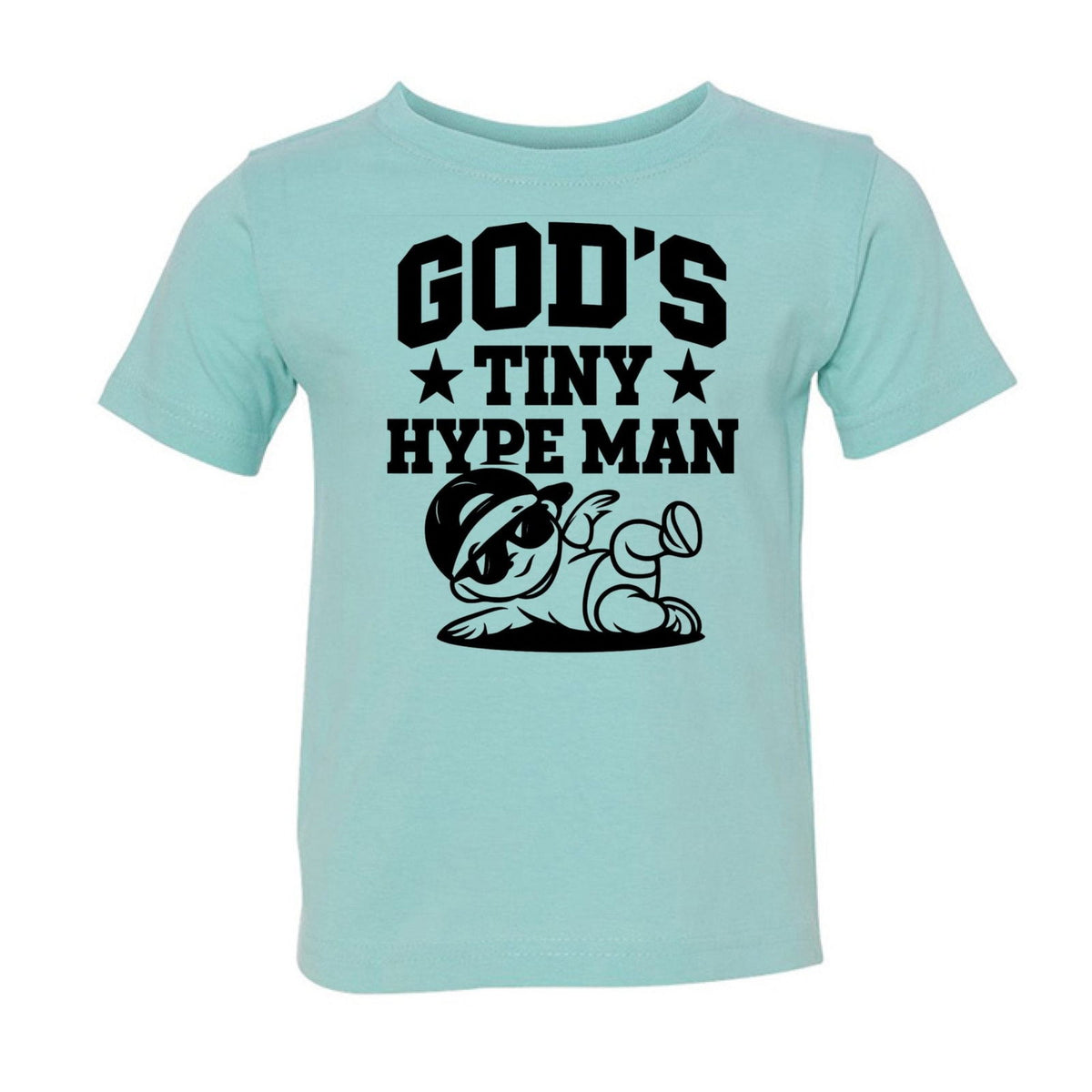 God's Tiny Hype Man Toddler Christian T-shirt - ClaimedbyGodDesigns