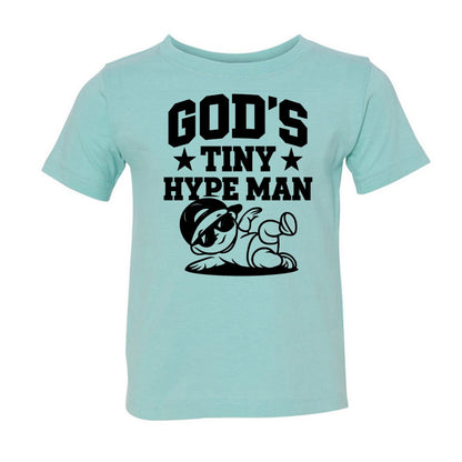 God's Tiny Hype Man Toddler Christian T-shirt - ClaimedbyGodDesigns