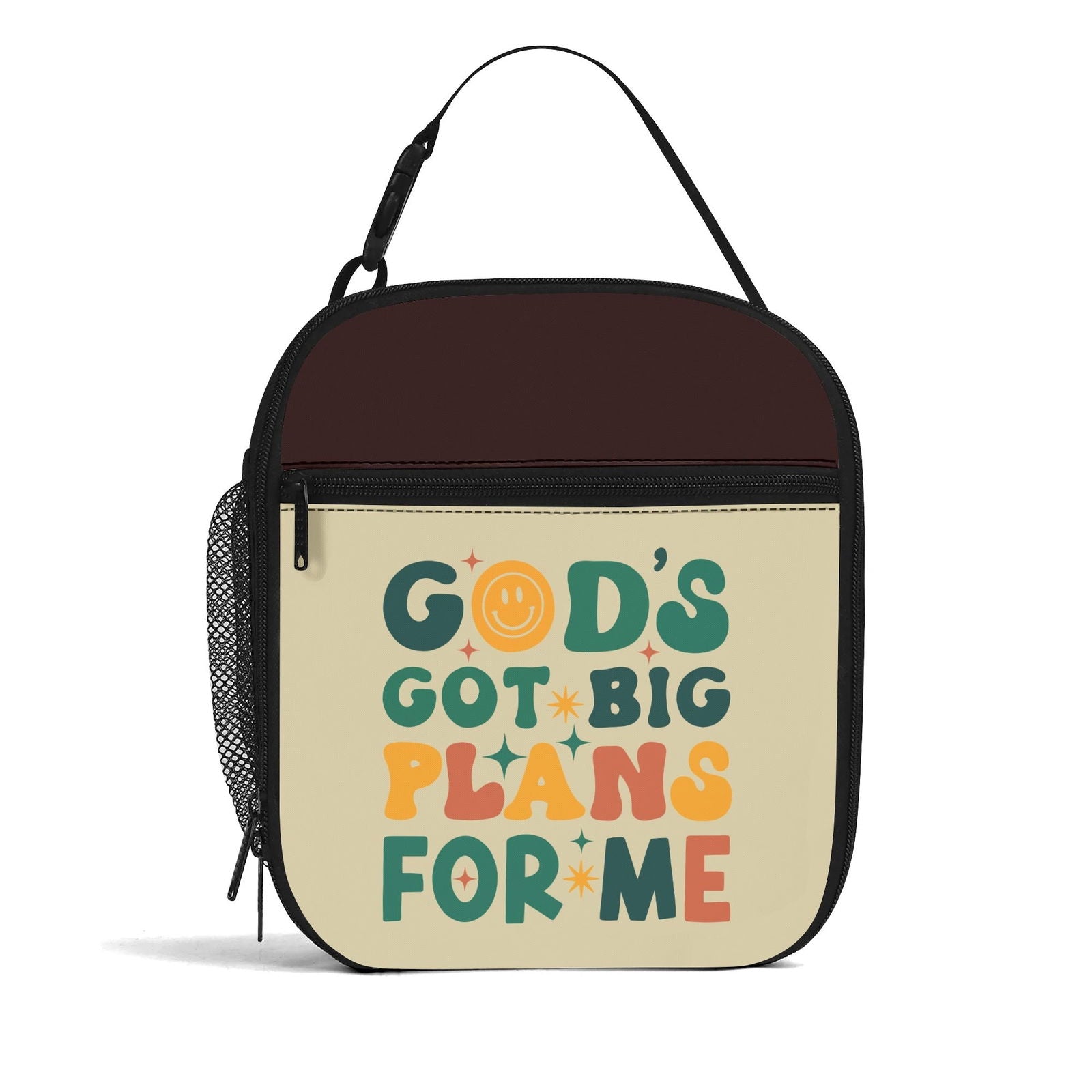 Gods Got Big Plans Insulated Christian Lunch Box for Kids - ClaimedbyGodDesigns