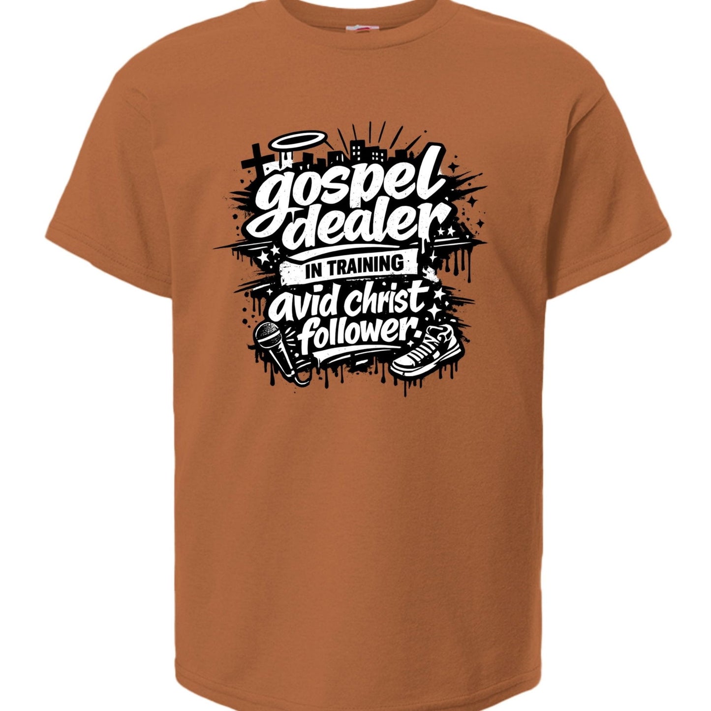 Gospel Dealer In Training Youth Christian T-shirt - ClaimedbyGodDesigns
