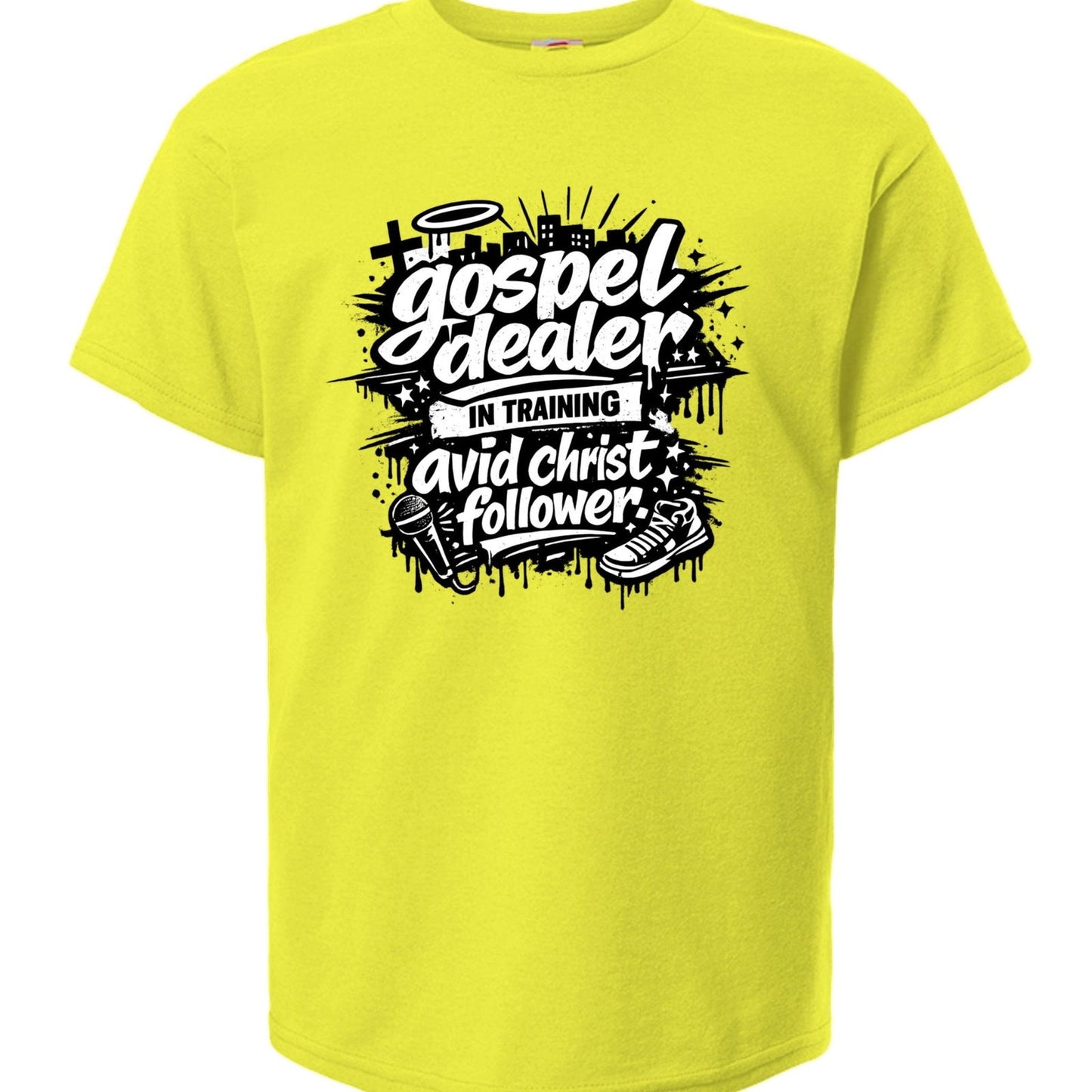 Gospel Dealer In Training Youth Christian T-shirt - ClaimedbyGodDesigns