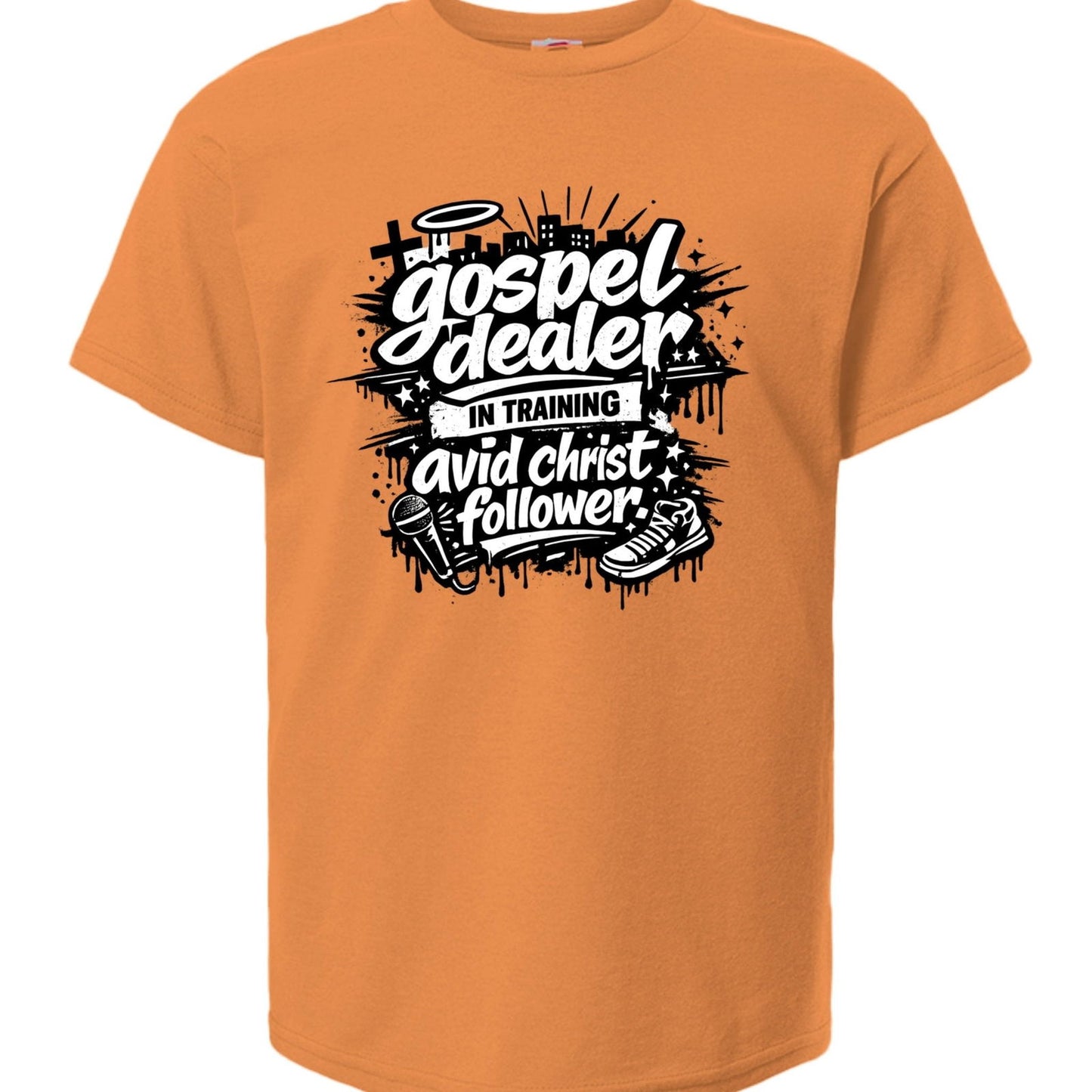 Gospel Dealer In Training Youth Christian T-shirt - ClaimedbyGodDesigns