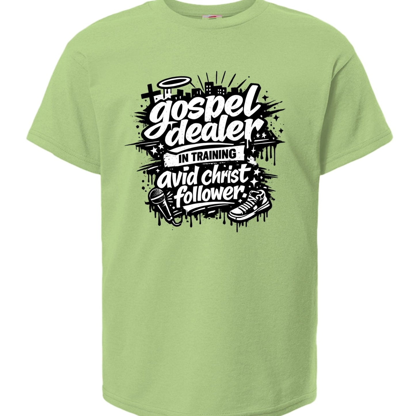 Gospel Dealer In Training Youth Christian T-shirt - ClaimedbyGodDesigns