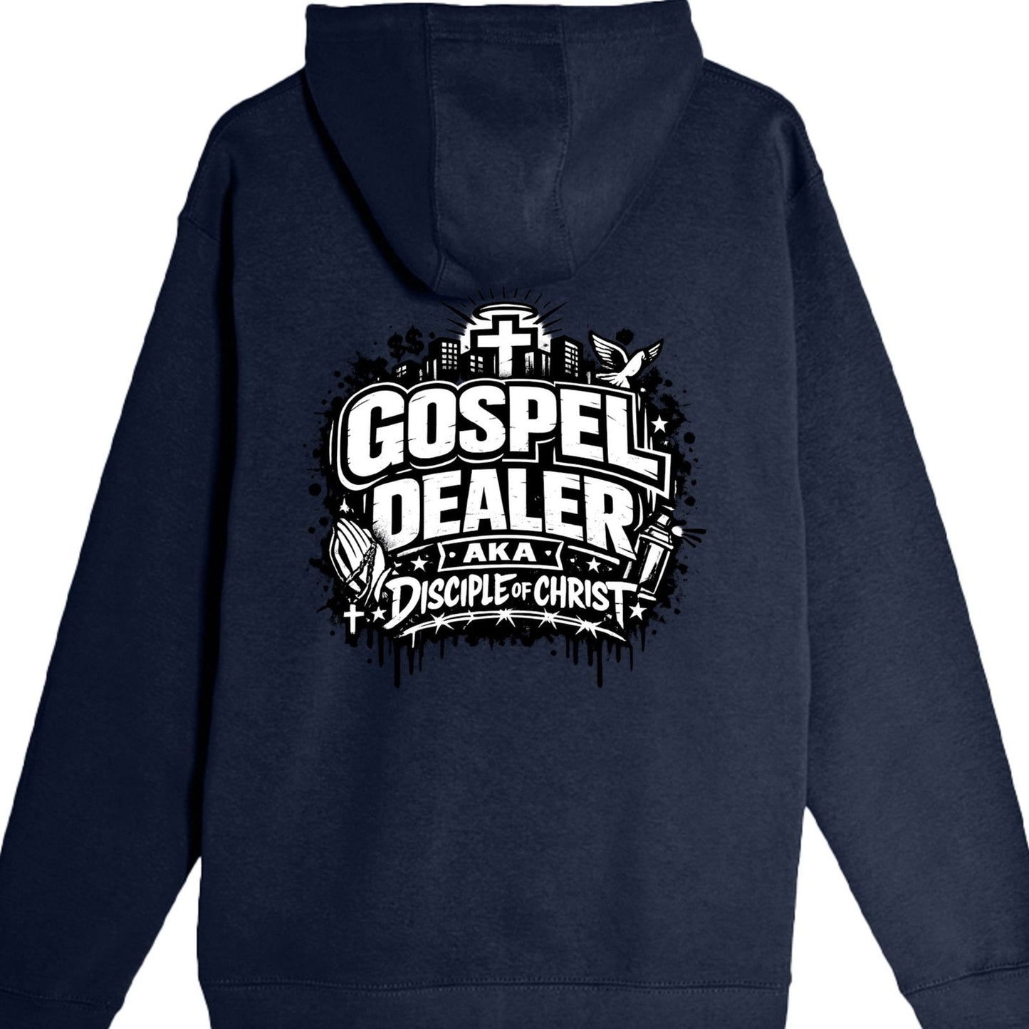 Gospel dealer Disciple Of Christ Unisex Christian Pullover Hooded Sweatshirt - ClaimedbyGodDesigns