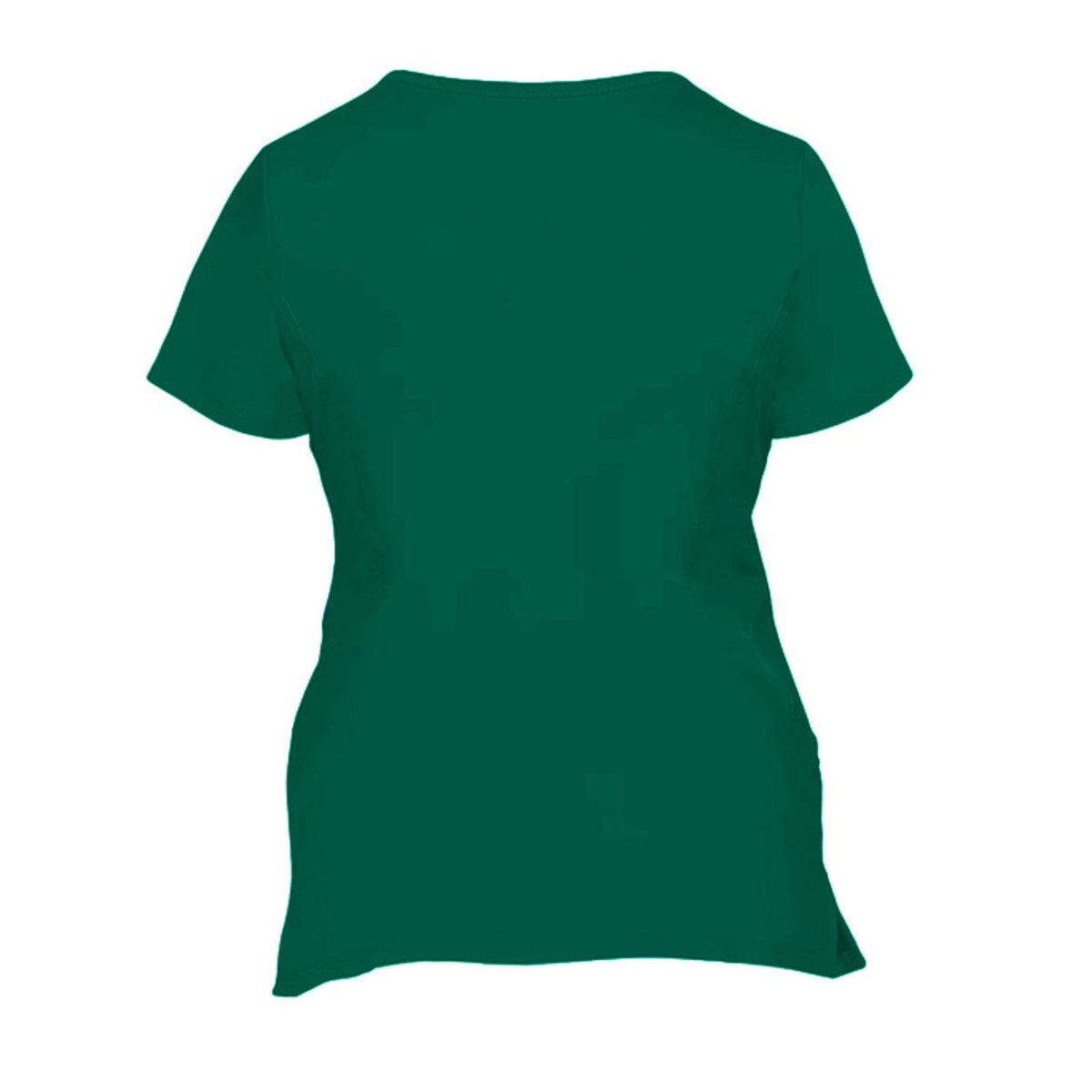Grace Broke My Chains Premium Women’s Christian 2‑Pocket Juliet Stylish V‑Neck Medical Scrub Top - ClaimedbyGodDesigns
