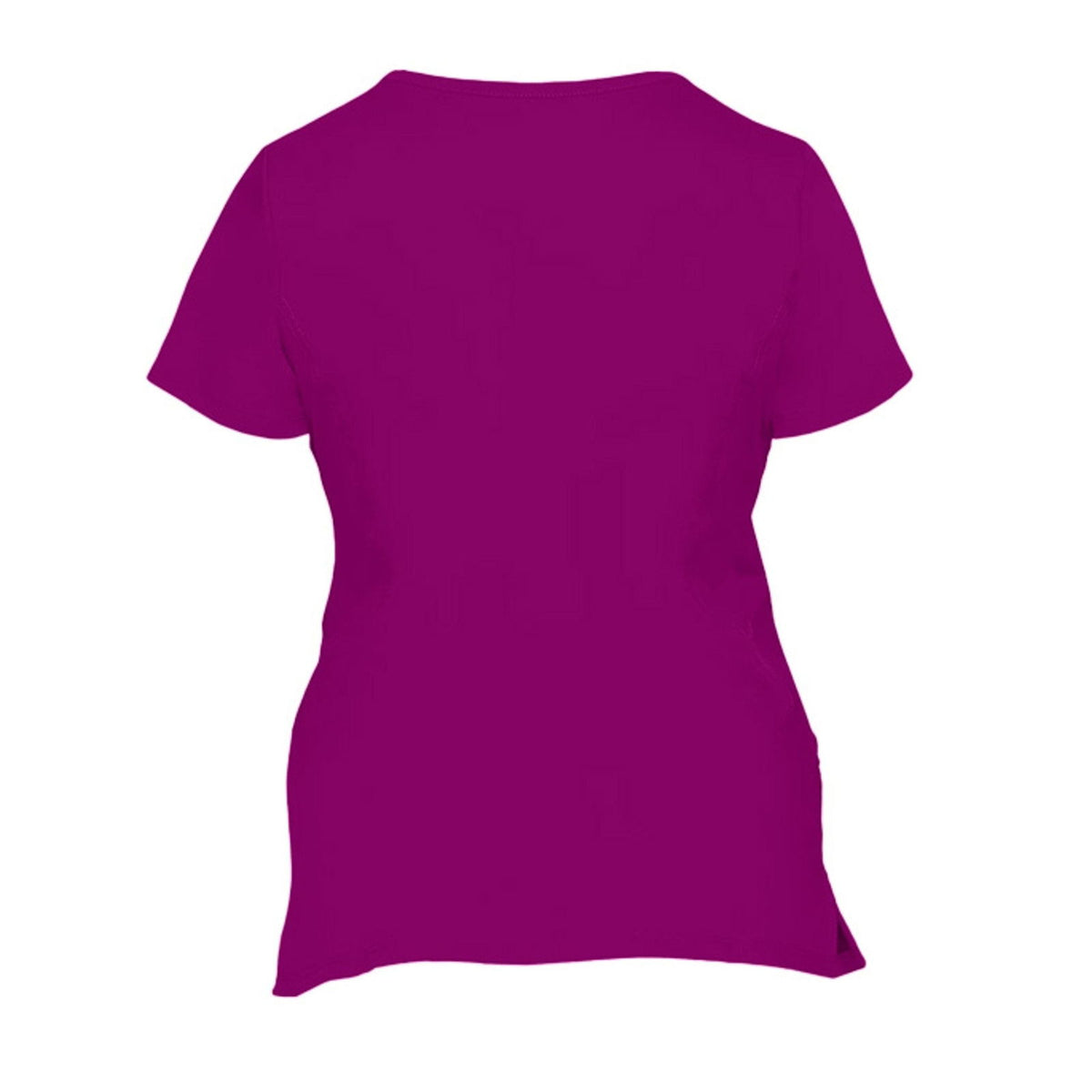 Grace Broke My Chains Premium Women’s Christian 2‑Pocket Juliet Stylish V‑Neck Medical Scrub Top - ClaimedbyGodDesigns