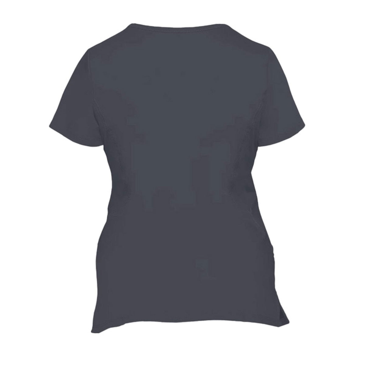 Grace Broke My Chains Premium Women’s Christian 2‑Pocket Juliet Stylish V‑Neck Medical Scrub Top - ClaimedbyGodDesigns