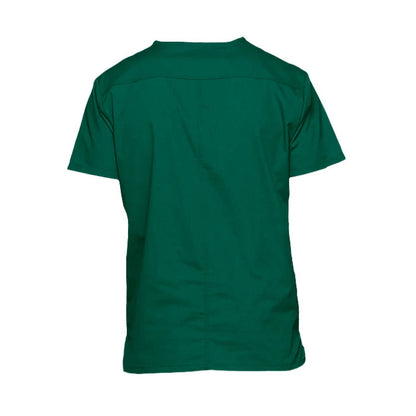 Grace In My Hands Christ In My Heart Men’s Christian 5‑Pocket V‑Neck Premium Medical Scrub Top - ClaimedbyGodDesigns