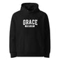 Grace Unisex Christian essential organic Hooded Sweatshirt - ClaimedbyGodDesigns