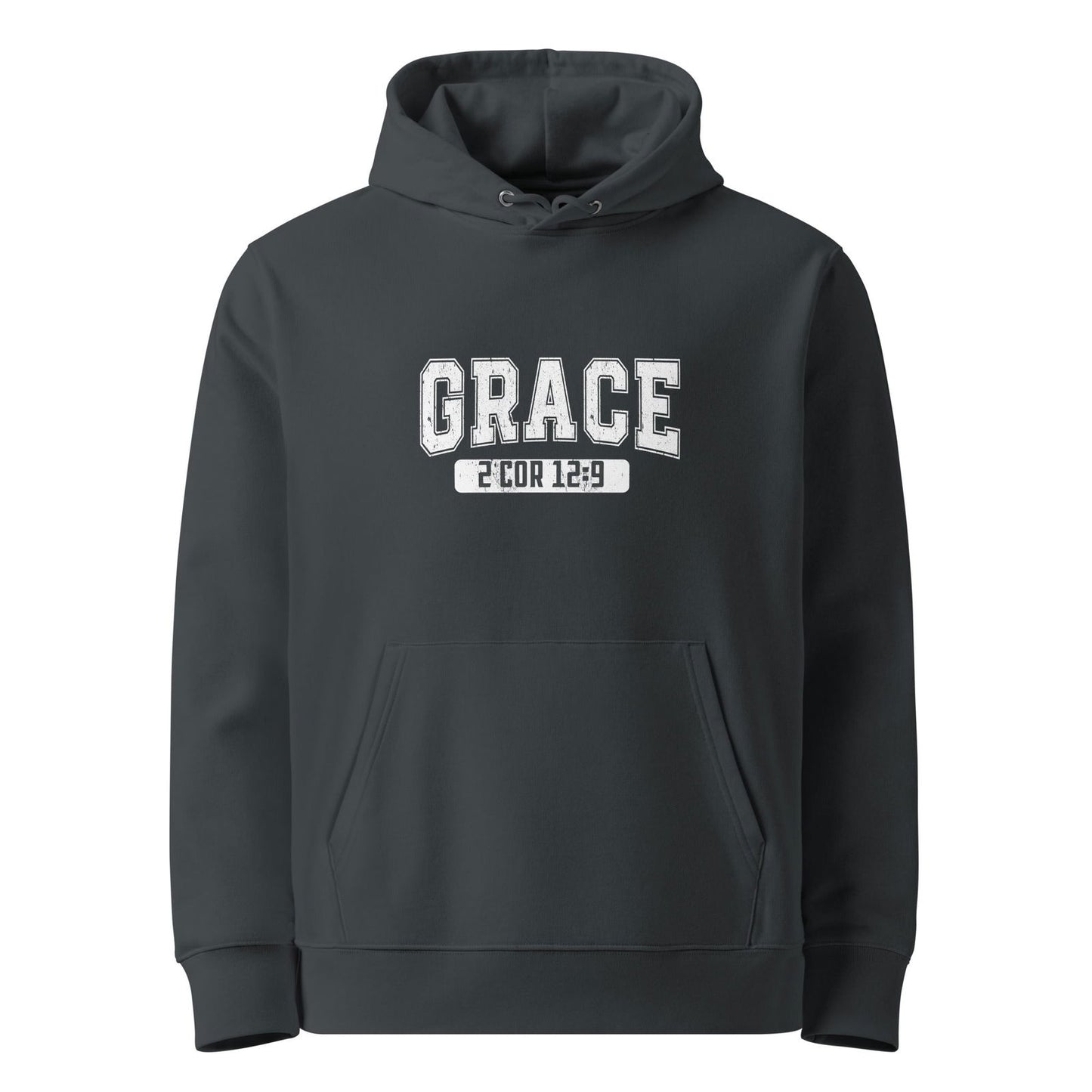 Grace Unisex Christian essential organic Hooded Sweatshirt - ClaimedbyGodDesigns
