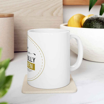 Gracefully Forgiven White Ceramic Mug