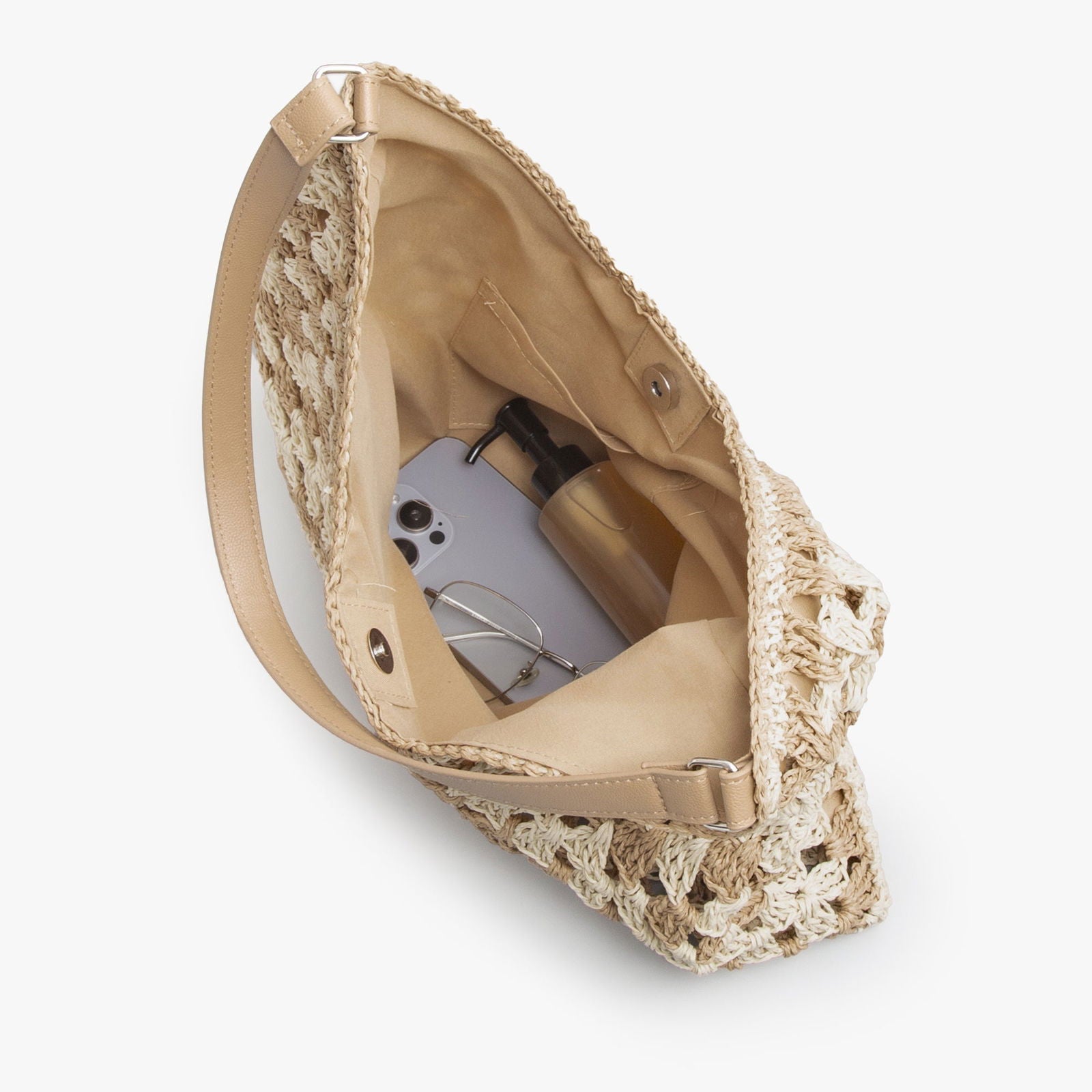 Grow In Grace Christian Crochet Straw Bag - ClaimedbyGodDesigns