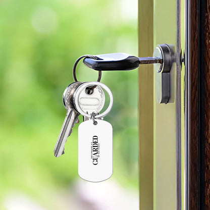 Guarded by His Peace Christian Keychain - ClaimedbyGodDesigns