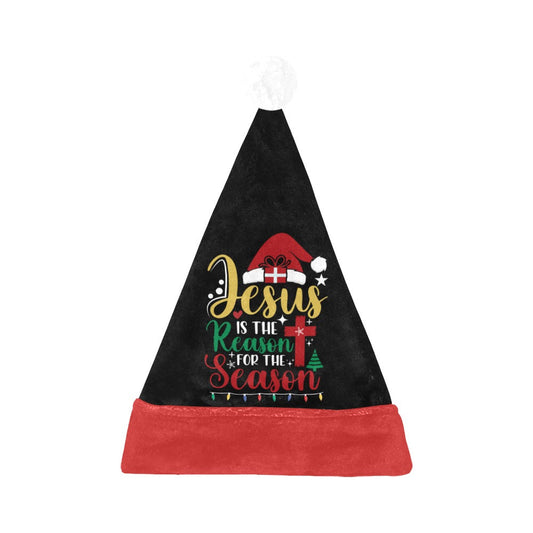 HE IS THE REASON FOR THE SEASON  Christian Christmas Santa Hat - ClaimedbyGodDesigns