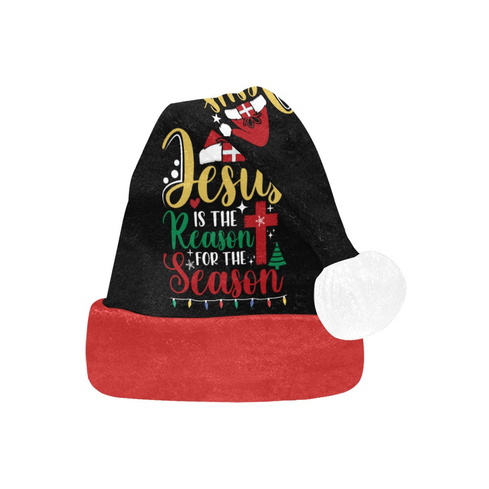 HE IS THE REASON FOR THE SEASON  Christian Christmas Santa Hat - ClaimedbyGodDesigns
