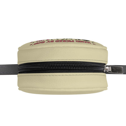 Handpicked By God Christian Kids PU Small Round Bag Children Purse - ClaimedbyGodDesigns