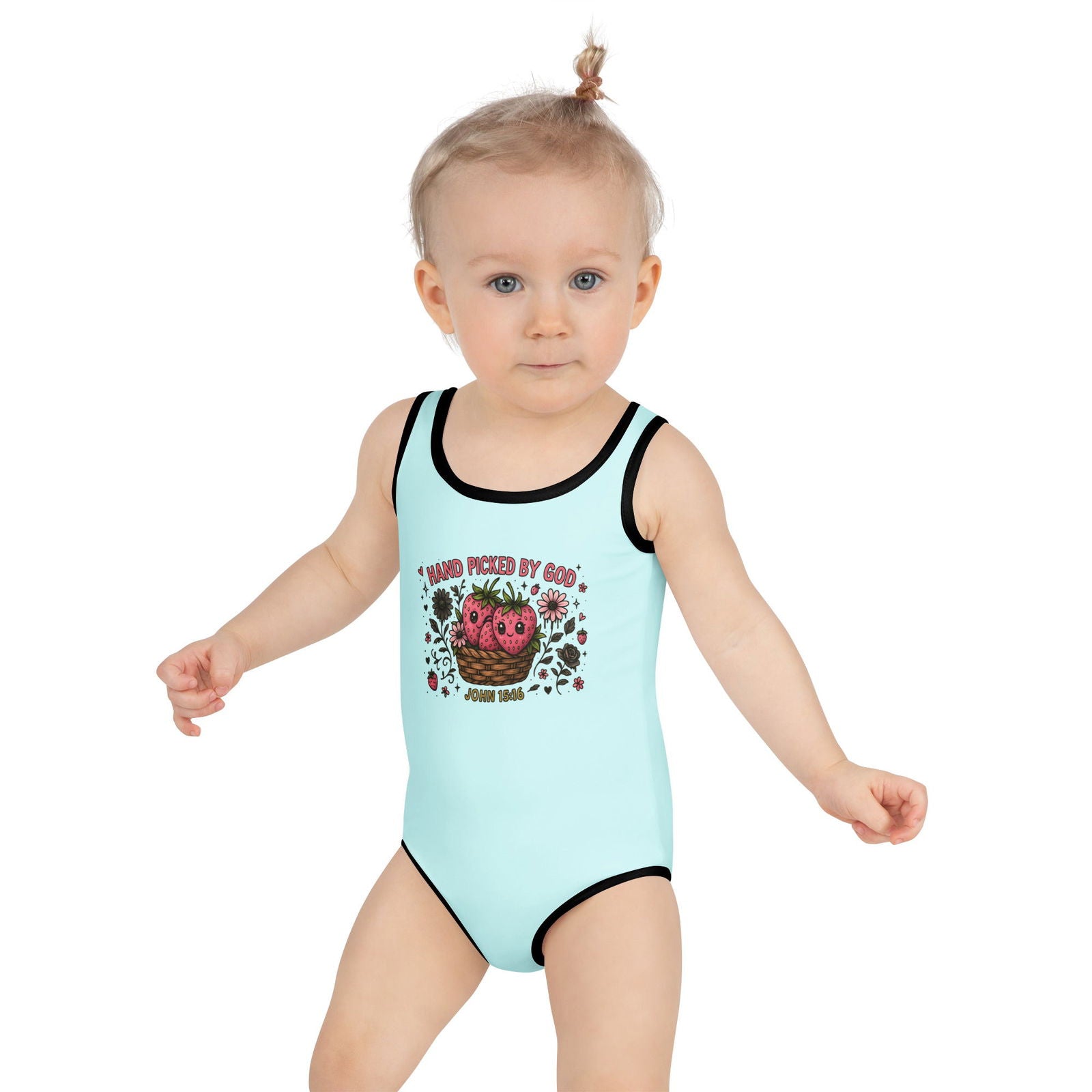 Handpicked By Him Christian Kids Swimsuit - ClaimedbyGodDesigns