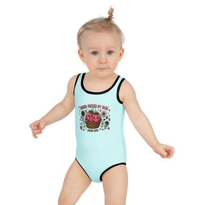Handpicked By Him Christian Kids Swimsuit - ClaimedbyGodDesigns