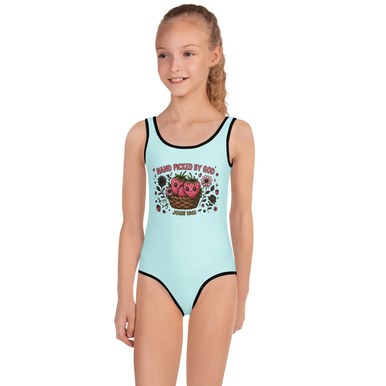 Handpicked By Him Christian Kids Swimsuit - ClaimedbyGodDesigns