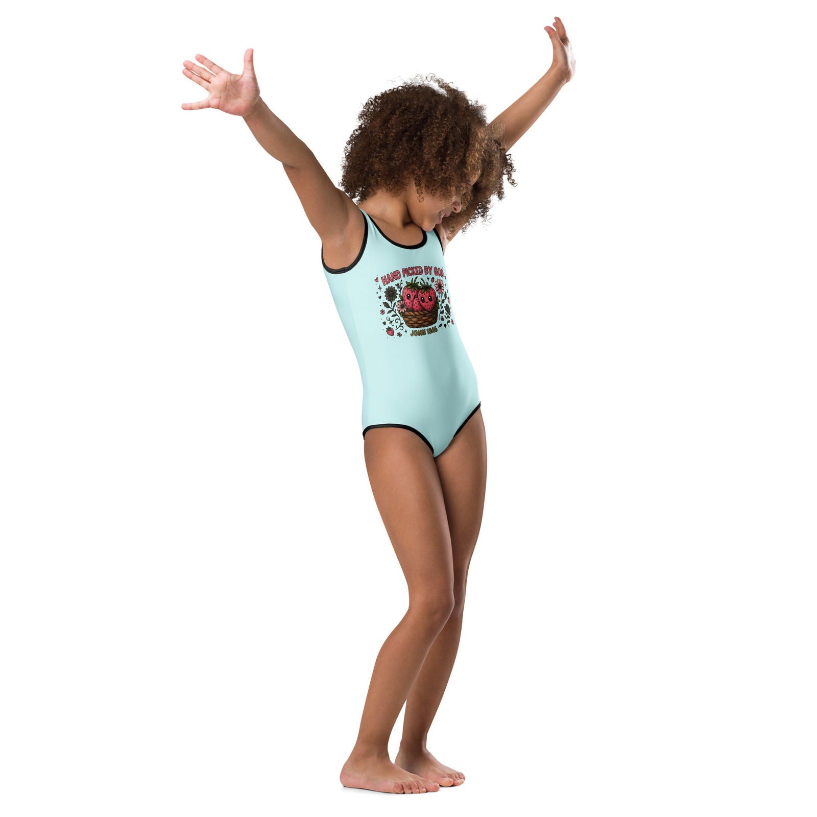 Handpicked By Him Christian Kids Swimsuit - ClaimedbyGodDesigns