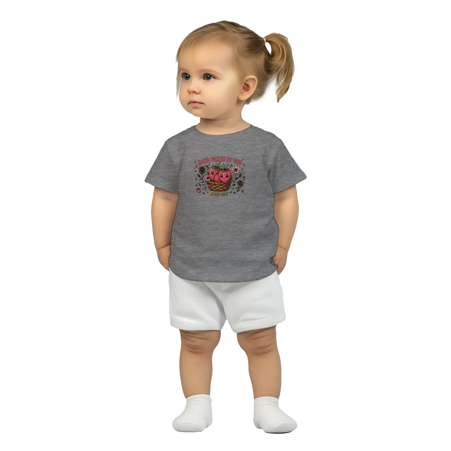 Handpicked Christian Baby Crewneck T-shirt - ClaimedbyGodDesigns