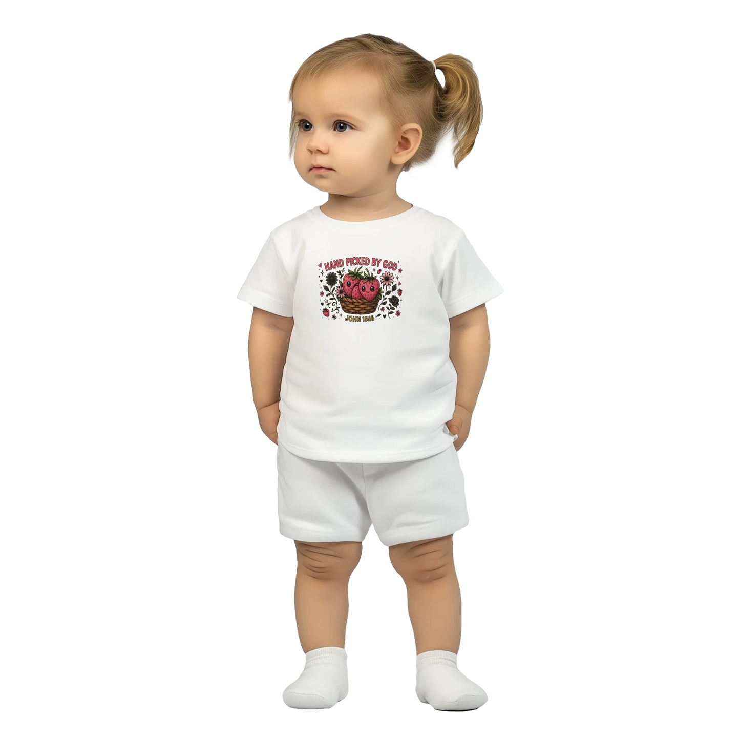 Handpicked Christian Baby Crewneck T-shirt - ClaimedbyGodDesigns