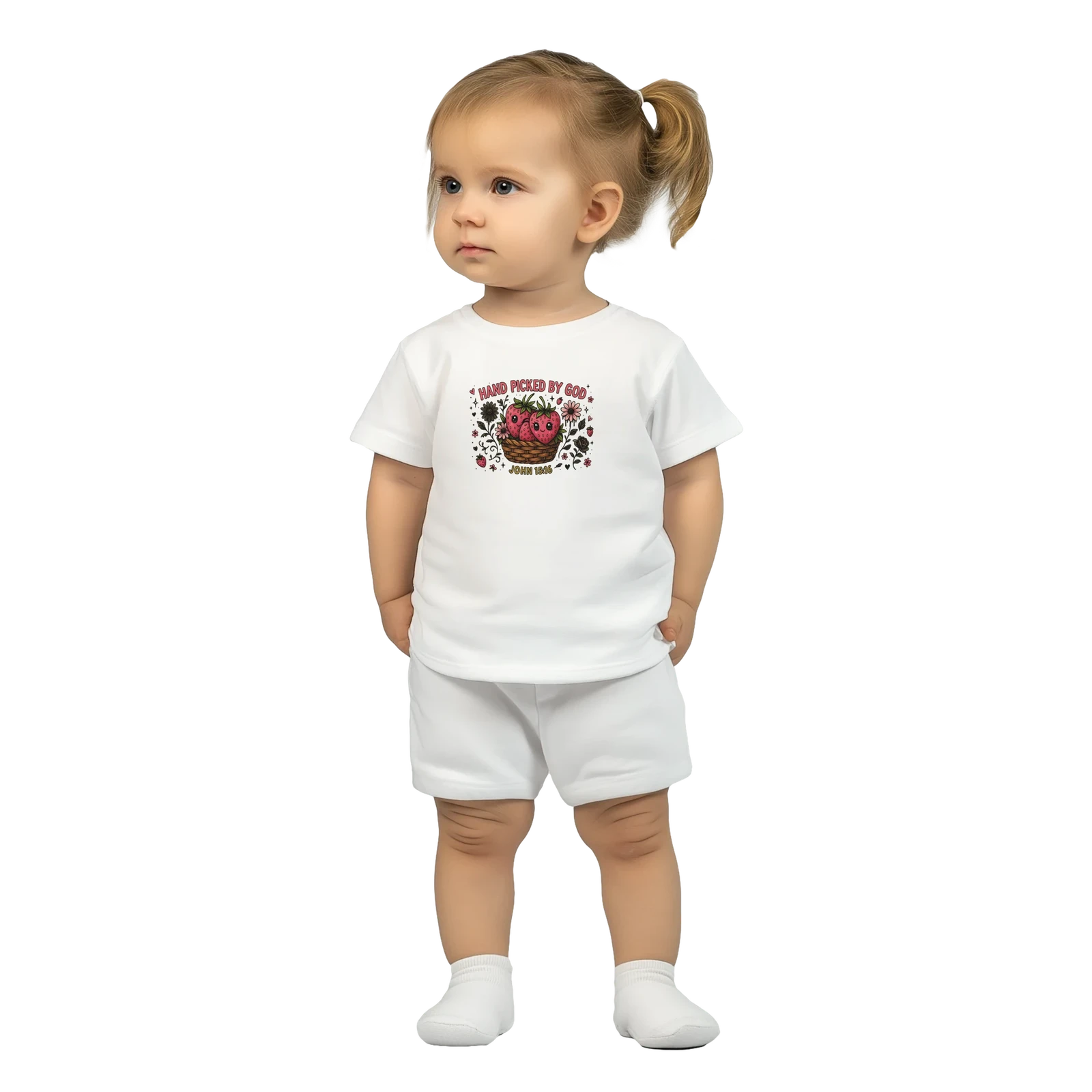 Handpicked Christian Baby Crewneck T-shirt - ClaimedbyGodDesigns