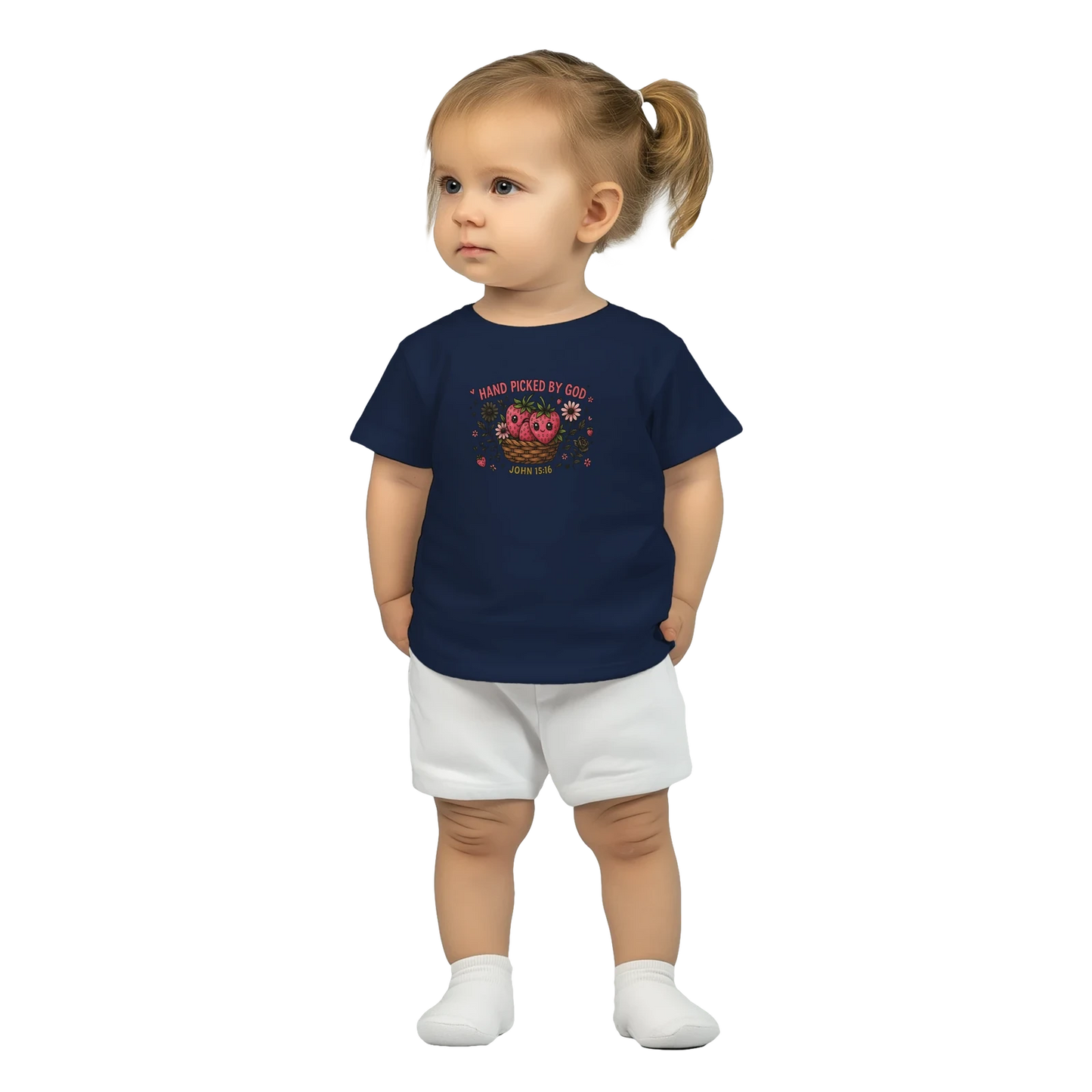 Handpicked Christian Baby Crewneck T-shirt - ClaimedbyGodDesigns