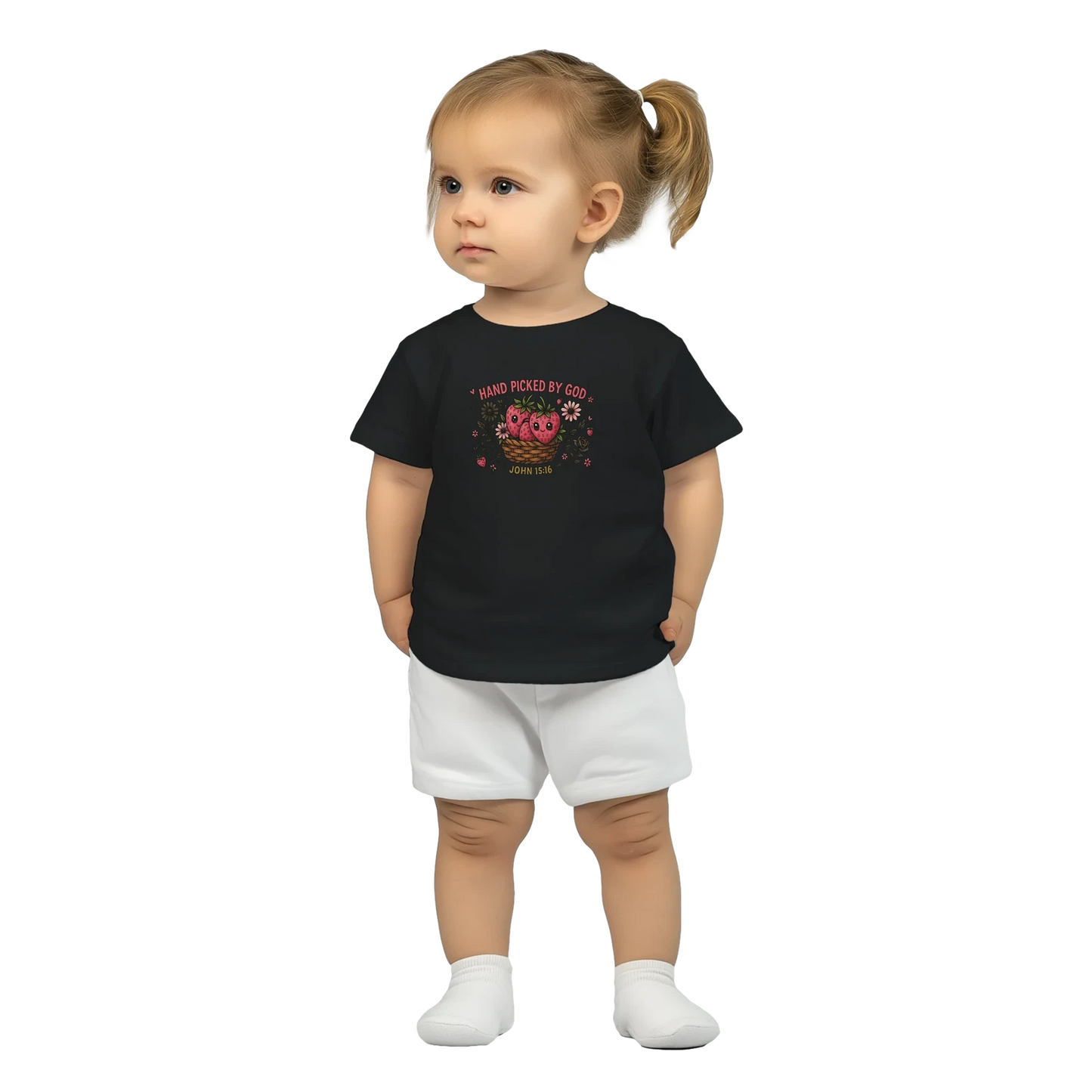 Handpicked Christian Baby Crewneck T-shirt - ClaimedbyGodDesigns