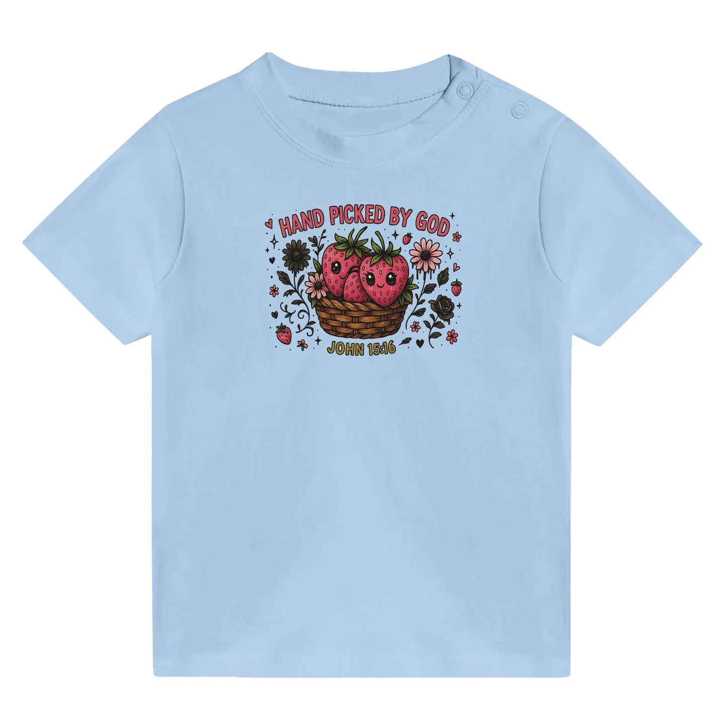 Handpicked Christian Baby Crewneck T-shirt - ClaimedbyGodDesigns