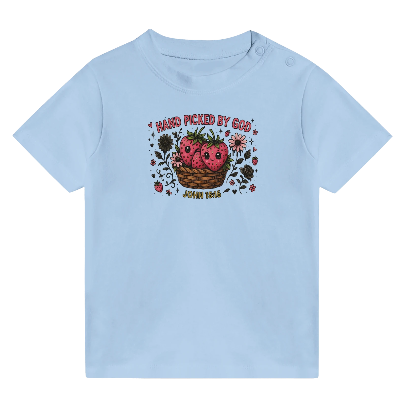 Handpicked Christian Baby Crewneck T-shirt - ClaimedbyGodDesigns