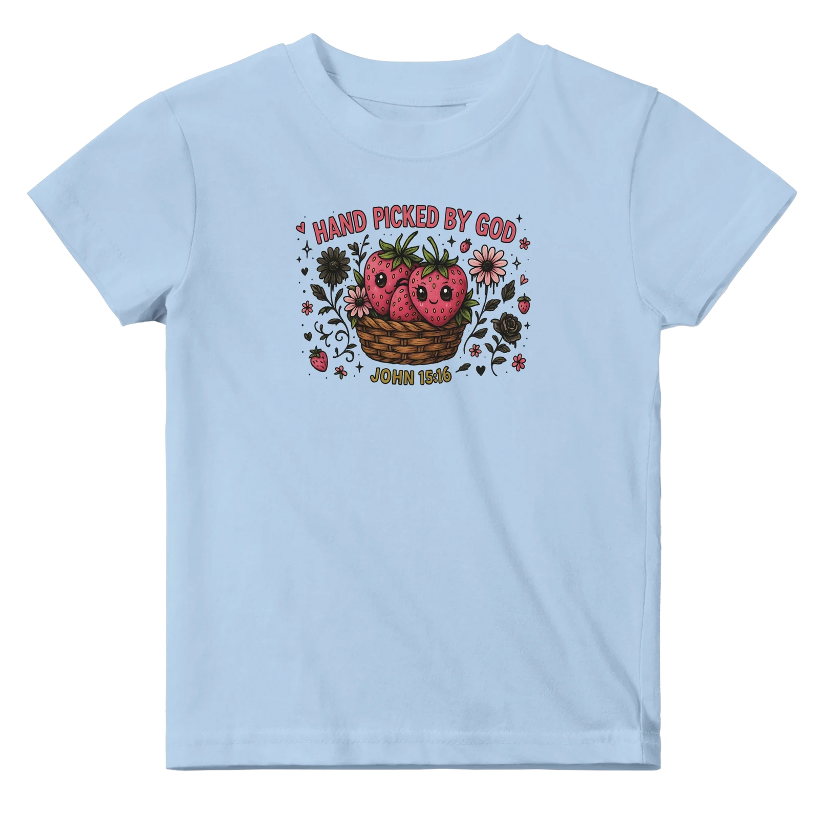 Handpicked Christian Baby Crewneck T-shirt - ClaimedbyGodDesigns