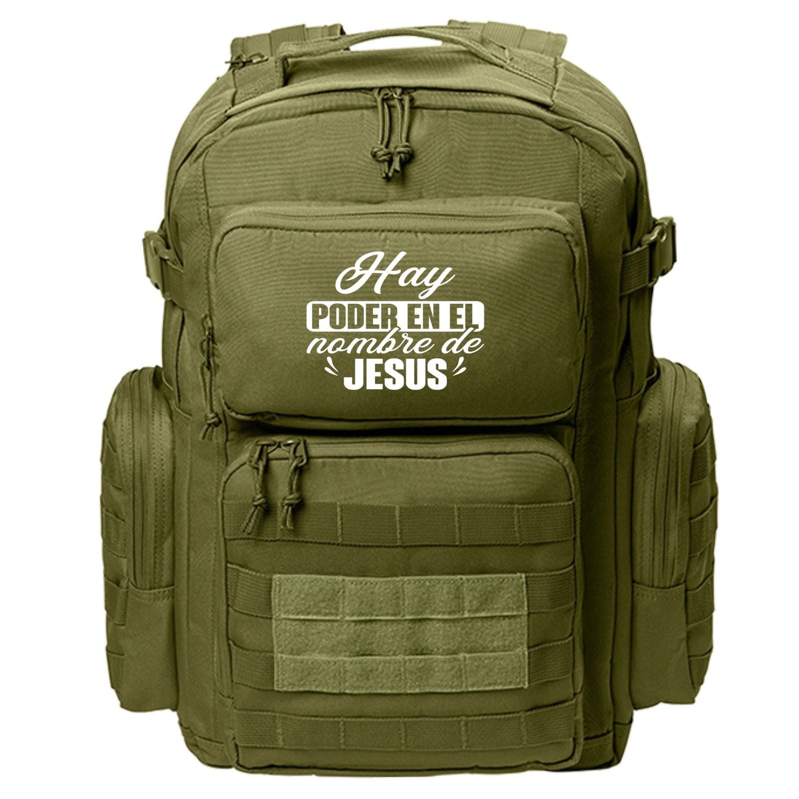 Hay Poder En El Nombre Spanish Christian Backpack - ClaimedbyGodDesigns